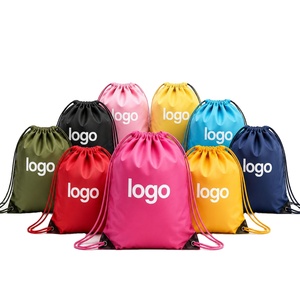 Bolsas de Compra Ecológicas con Cordón, Bolsa Impermeable 210D con Cordón, Mochila Deportiva con Logotipo Personalizado - Product Image 1