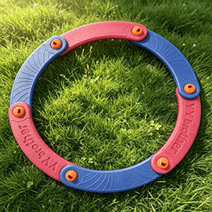 YY Brother PP <b>Plastic</b> Flying <b>Disc</b> Toy for Children 5-7 & 8-13 Years Green and Blue Color Unisex Sports with Embossed Logo - Product Image 3