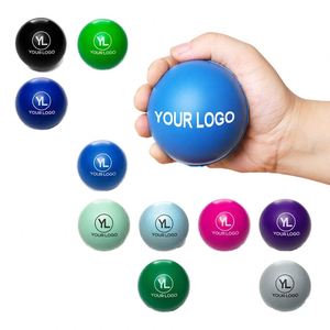 <b>Custom</b> <b>Logo</b> 2.5'' Soft Foam Stress Relief <b>Balls</b> Non-Toxic Squeeze Toy for Kids & Adults Hand <b>Exercise</b> - Product Image 1
