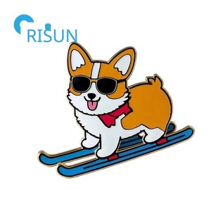 Personalisierte Souvenir-Tiermotive: Hund, Welpe, Shiba Inu, Corgi – Emaille-Anstecknadel, Brosche, individuell gestaltbare Corgi-Emaille-Pin - Product Image 5