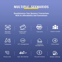 Venta al por mayor personalizado 5,5 pulgadas móvil inteligente Terminal nube portátil Android 11 Sistema de caja registradora de mano Pos