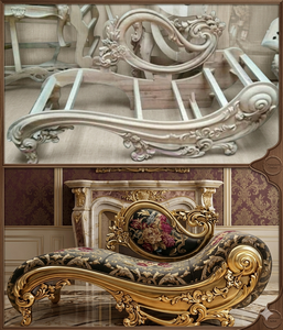 Sofá de Salón de Lujo con Estructura de Madera Sólida y Asientos Tapizados para Espacios Interiores de Gran Tamaño - Product Image 2