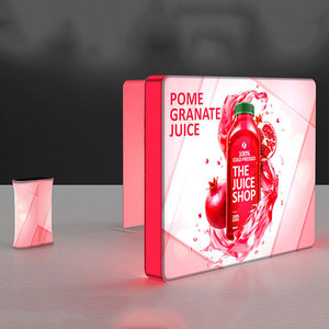 Đông dấu hiệu ánh sáng Hộp farmes quảng cáo ánh sáng Hộp Booth với lưu trữ phòng và TV dẫn ánh sáng hộp đứng triển lãm thương mại hiển thị Booth - Product Image 5