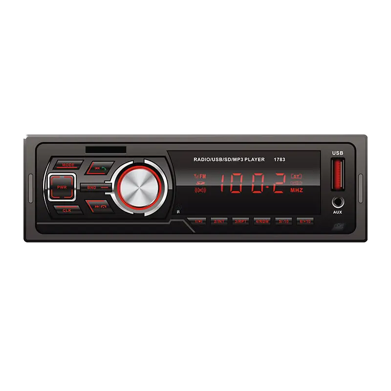 1 DIN tự động electrico autoradio giá rẻ xe stereo với USB MP3 Máy nghe nhạc đài phát thanh Tuner sạc BT SD kết nối thẻ cho lái xe