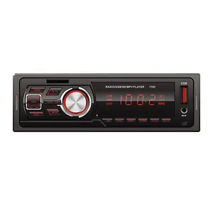 1 Din Auto Electrico Autoradio Cheap Car Stereo with USB MP3 Player Radio Tuner Charger BT SD Card Connection for Driver