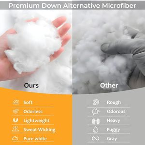 כיסוי מזרן מרופד משובץ, רך במיוחד, קל לטיפול ועמיד בפני דהייה, עם אריזת שקית אטומה למים - Product Image 5