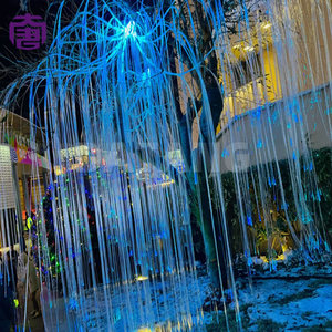 Luz de árbol de fibra óptica para decoración de jardines, eventos interiores/exteriores, iluminación con motivos festivos, IP65, personalizable - Product Image 3