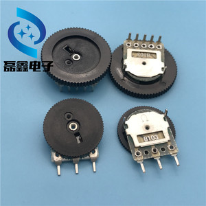 Potentiomètre rotatif LX 14x2mm, type à cadran, réglage par bouton pour le contrôle du volume audio - Product Image 1
