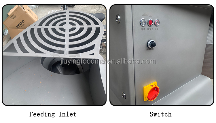 Industrial centrifugal papaya slicing shredding machine