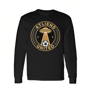 Camiseta de manga larga Atliens United, camiseta de aficionado al fútbol, ​​talla para adultos - Product Image 2