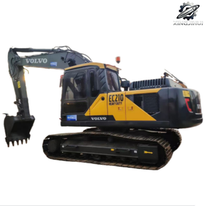 Excavadora Volvo EC210 Usada, 21 Toneladas, Cucharón de 1m³, Marca Sueca, Excavadora de Orugas Grande Original, Pocas Horas, Certificación CE, Segunda Mano - Product Image 1