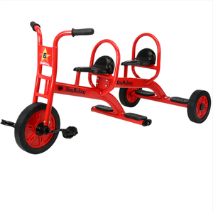 Bicicleta de Pedales para Niños al Aire Libre, <span class=keywords><strong>Triciclo</strong></span> Doble para Niños de 2 a 4 Años, Marco de Metal - Product Image 2