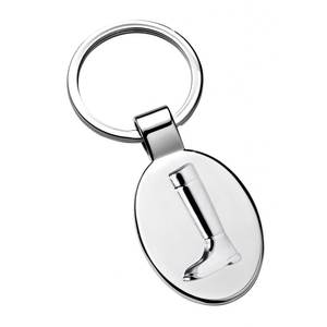 Porte-clés de style vintage en alliage et cuir, avec impression offset et UV, pour la décoration de chaussures et accessoires de mode - Product Image 1