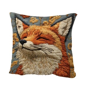 Infare Hot-seller arancione volpe federa soggiorno divano camera da letto fodera decorativa peluche federa - Product Image 1