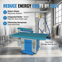 Machine à repasser industrielle, équipements de repassage pour ateliers de confection, hôtels, machine à repasser industrielle à économie d'énergie avec moteur