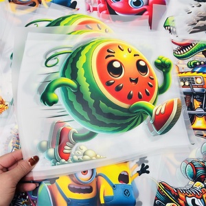 Impression par transfert thermique DTF en plastisol couleur pleine, motif <span class=keywords><strong>Spiderman</strong></span>, impression par transfert thermique à repasser pour vêtements de dessin animé - Product Image 2