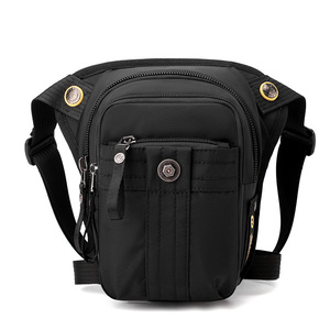 Sac banane unisexe noir tendance, personnalisé, imperméable, anti-odeur, avec fermeture éclair, portable, pour la marche sportive - Product Image 1