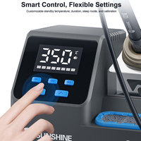 Station de soudage SUNSHINE S3, réglage numérique LED, mise en veille automatique, chauffage rapide en 2 secondes, outils de soudage microélectroniques JBC 210