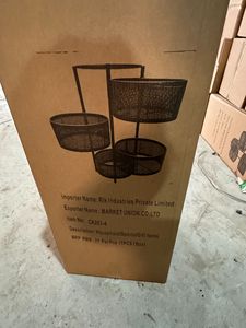 Вращающаяся кухонная полка для хранения, 5-ярусная, для овощей или фруктов - Product Image 6