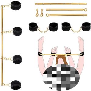 Регулируемый шлем для ног, с наручниками, БДСМ, товары для взрослых, альтернативный SM-реквизит - Product Image 2