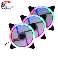 Fengheng — ventilateur RGB, courroie de synchronisation pour carte mère de 120mm, 5/3 broches, ventilateur de 120mm, avec contrôleur pour étui d'ordinateur