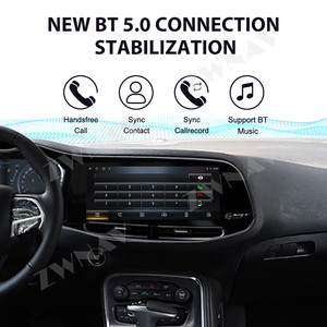 ZWNAV 12,3 дюймов Carplay для Dodge Challenger 2010-2024 автомобильное радио GPS навигация мультимедийный видеоплеер дисплей экран автомобиля аудио - Product Image 5