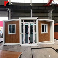 Maison conteneur extensible de 40 pieds à plafond haut, villa préfabriquée de luxe, 3 chambres, 2 salles de bain, cuisine, maison mobile, normes australiennes
