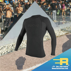 2023 Wholesale SAKYA Unisex Long Sleeve <b>Rashguard</b> Shirt with Sun UV Protection 220g Fabric Digital Print - Product Image 3
