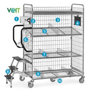 <span class=keywords><strong>Cage</strong></span> de rouleau de logistique d'entrepôt mobile de capacité élevée - Product Image 1
