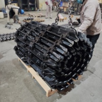 Chaînes antidérapantes de protection des pneus, matériau de roulement moulé, ajustement universel pour excavatrices et camions-bennes courants