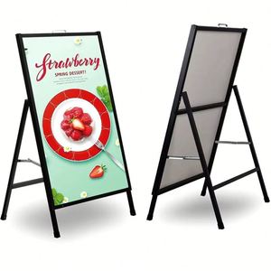 ขาตั้งป้ายแบบ A-Frame พร้อมที่ยึดสองด้าน สำหรับการส่งเสริมธุรกิจและการโฆษณาภายนอกอาคารที่เป็นมิตรกับสิ่งแวดล้อม - Product Image 4