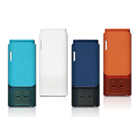 Clé USB portable en plastique coloré avec trou pour cordon, logo personnalisé imprimé, transfert de données stable pour usage quotidien