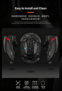 Nouveau casque de moto Kaizehui unisexe Predator Classic intégral en ABS, double visière, compatible HANS, homologué DOT - Product Image 4