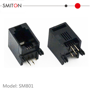 Conectores Hembra RJ9 RJ10 RJ22 4P4C de 4 Posiciones para Auriculares Telefónicos - Product Image 2