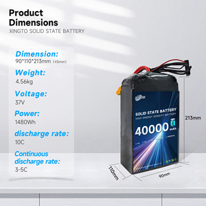 신기술 10S 40000mah 340Wh/kg 10C 고에너지 고밀도 고체 배터리 - Product Image 1