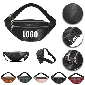 Riñonera Impermeable Unisex con Cierre de Cremallera, Riñonera de Piel Sintética para Mujer en Color Champán - Product Image 2