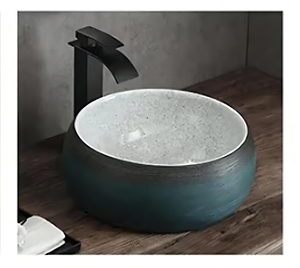Meuble salle de bain comptoir lavabo anti-éclaboussures lavabo simple <span class=keywords><strong>bassin</strong></span> rétro lavabo maison salle de bain lavabo - Product Image 2