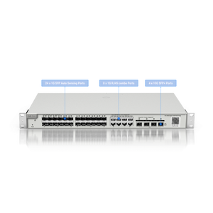 RG-NBS3200-24SFP/8GT4XS Commutateur Ethernet géré L2 L3 24 ports 10G Uplink SFP en rack pour réseaux d'entreprise, de vidéosurveillance et de campus - Product Image 2