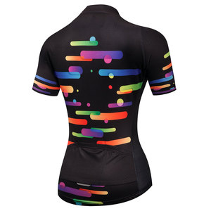Jersey de Ciclismo de Manga Corta con Logotipo Personalizado, Transpirable, que Absorbe la Humedad, Fácil de Cuidar, de Secado Rápido, con Estampado por Sublimación, para Equipos Urbanos - Product Image 3