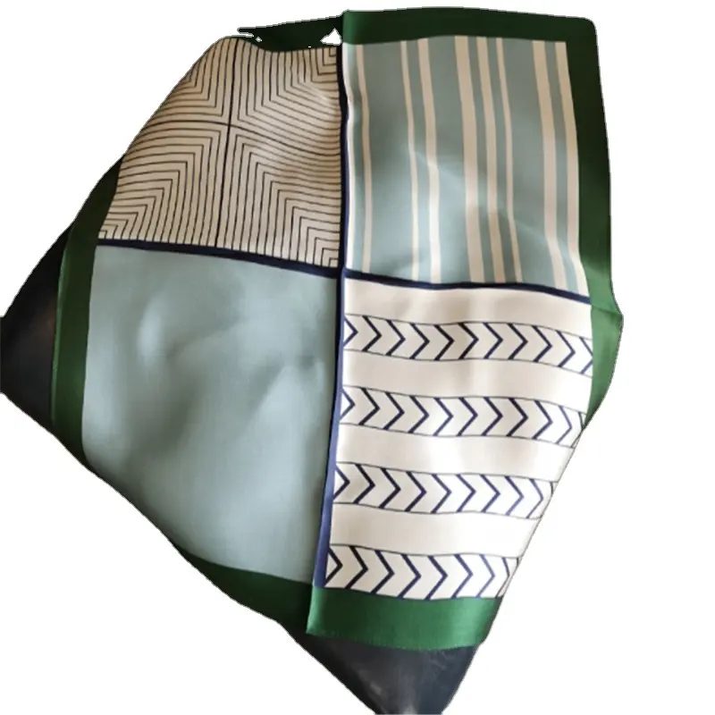 Natural Material Cheap Price Pure Silk Scarf with Machine Rolled Selvedge Smooth Feeling for Women Garment