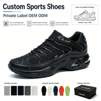 Chaussures décontractées sportives en mesh pour hommes, lacets, semelle extérieure en caoutchouc respirante, antidérapante, résistante à l'usure, coussin d'air, chaussures pour hommes