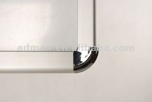 2025 phổ biến nhất A4 Snap khung dấu hiệu hiển thị 25 mét góc tròn nhôm Poster Clip PVC và vật liệu nhựa tấm mô hình - Product Image 5