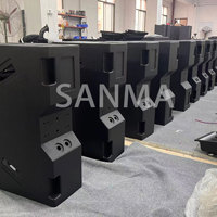 Sistema de Sonido Profesional WPC con Altavoces Line Array Pasivos de 3 Vías y 10 Pulgadas para Conciertos y Escenarios