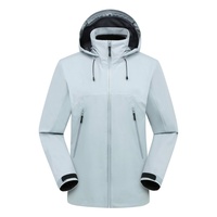 Veste imperméable à capuche pour homme, coupe-vent, colorblock, pour la randonnée en montagne, le camping, le ski et le trekking