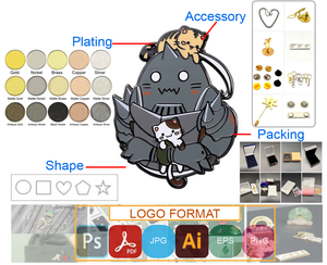 เข็มกลัดเคลือบโลหะอัลลอยด์2D รูปการ์ตูนขำขัน R & <span class=keywords><strong>M</strong></span> ออกแบบได้ตามต้องการ - Product Image 3