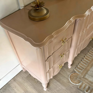 French-style <strong>Vintage</strong> Solid Wood Nine-drawer Chest Living Room Bedroom Hallway Storage <strong>Dresser</strong> - Product Image 5