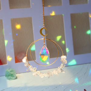 Pendentif Décoratif en Cristal Prisme Attrape-Soleil Suspendu pour Jardin, Carillon Éolien, Vente en Gros - Product Image 4