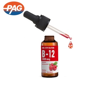 Label pribadi Raspberry Flavor Nutrition Health Care suplemen <span class=keywords><strong>Liquid</strong></span> <span class=keywords><strong>Vitamin</strong></span> B12 tetes - Product Image 3