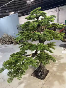 Árbol de Pino Artificial Realista de Plástico y Fibra de Vidrio, Grande, para Interiores y Exteriores, para Decoración de Jardín y Hogar - Product Image 2