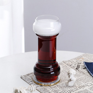 Clair transparent logo personnalisé verre mince haltère pilsner <span class=keywords><strong>verres</strong></span> à bière - Product Image 6